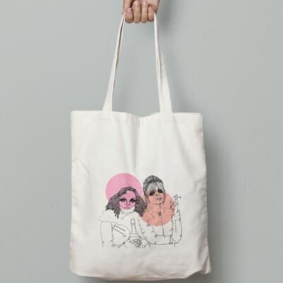 Ab Fab Illustrated Tote