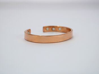 Aimant en cuivre pur Bracelet 6.5" & Bague avec boîte cadeau (design 1) 4