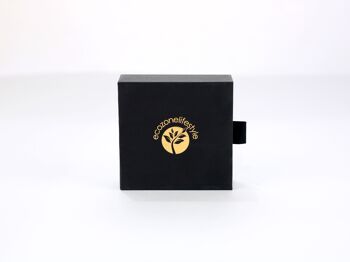 Bracelet magnétique en cuivre pur avec boîte cadeau (design 7) 4
