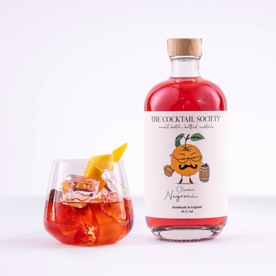 Negroni Clásico - Cóctel Listo Para Beber (500ml)