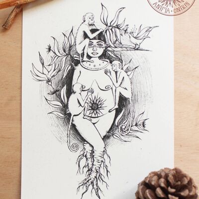 Impression d'art, Mère, Pachamama