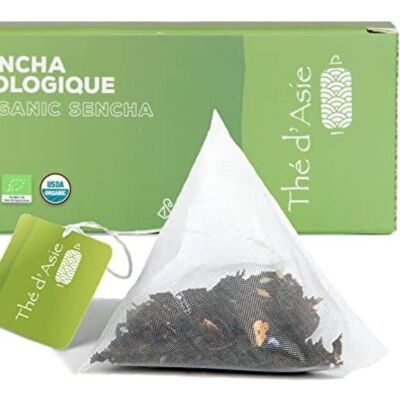 Organic green tea from China - Sencha - Infusettes - 20x2g