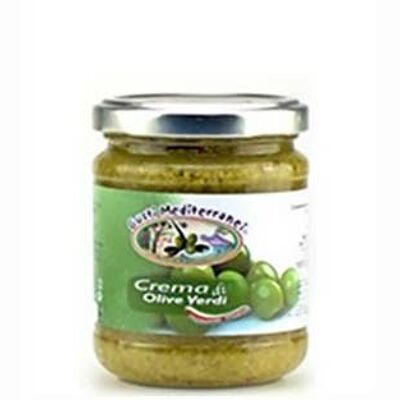 CREMA DE ACEITUNAS VERDES 212 ML