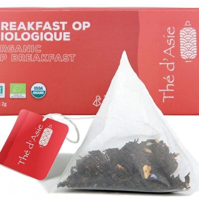 Thé noir bio du Sri Lanka - Breakfast OP - Infusettes - 20x2g