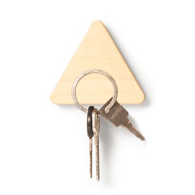 porte-clés triangle 'taille S' - érable