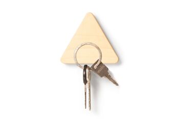 porte-clés triangle 'taille S' - érable 1