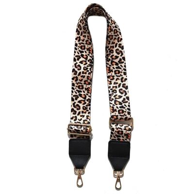 Leopard bag strap