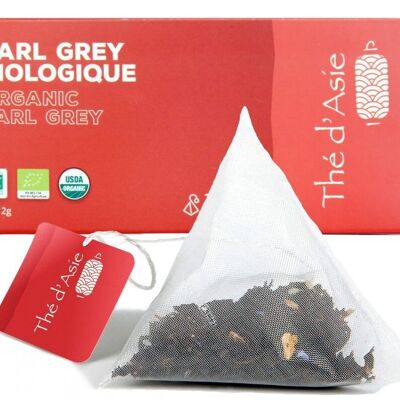 Organic black tea from Sri Lanka - Earl Gray - Infusettes - 20x2g