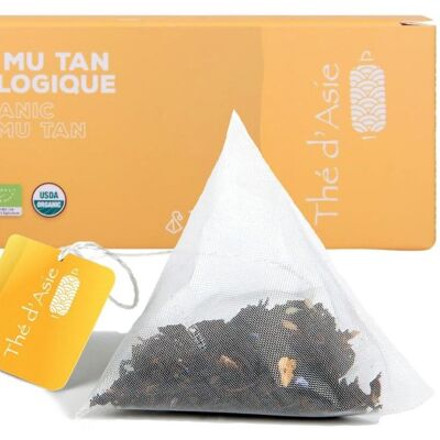 Thé blanc bio de Chine - Paï Mu Tan - infusettes - 20x2g