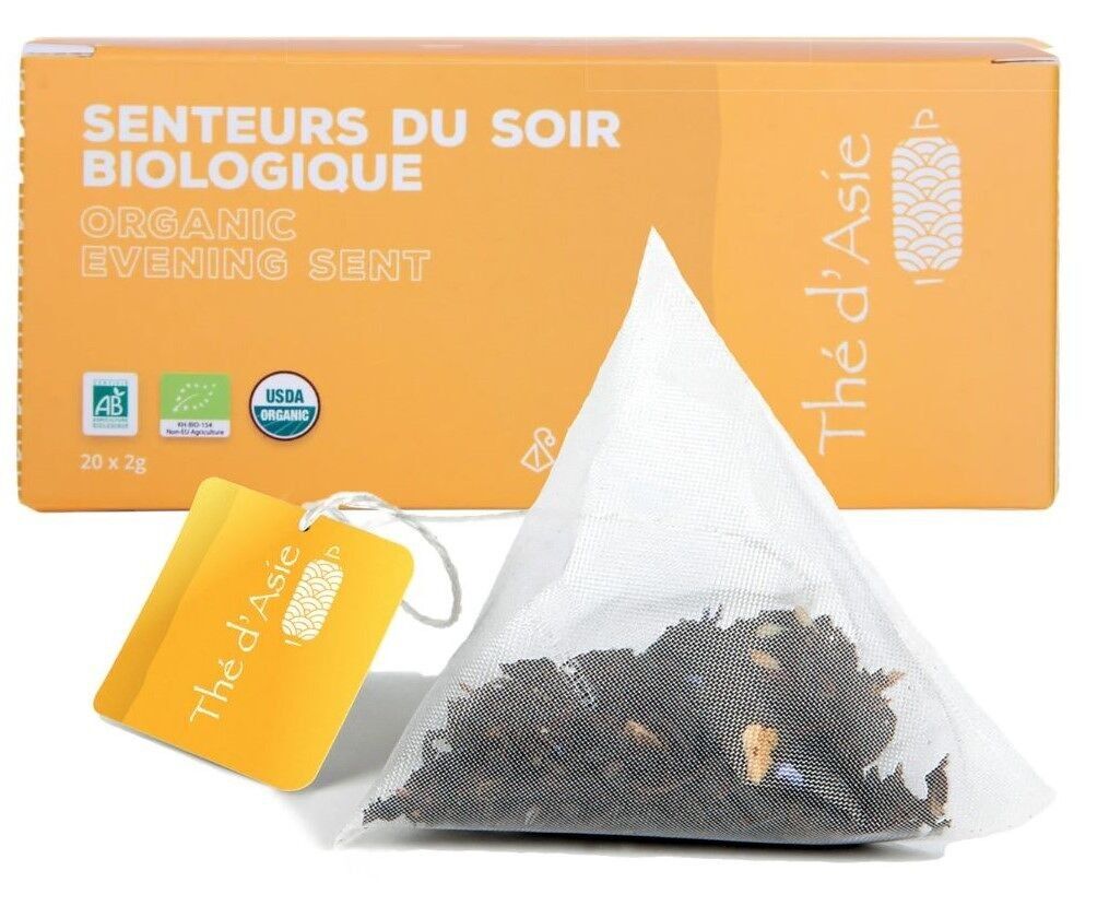 Tè bianco biologico dalla Cina - Profumi serali - Infusette - 20x2g