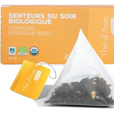 Organic white tea from China - Evening scents - Infusettes - 20x2g