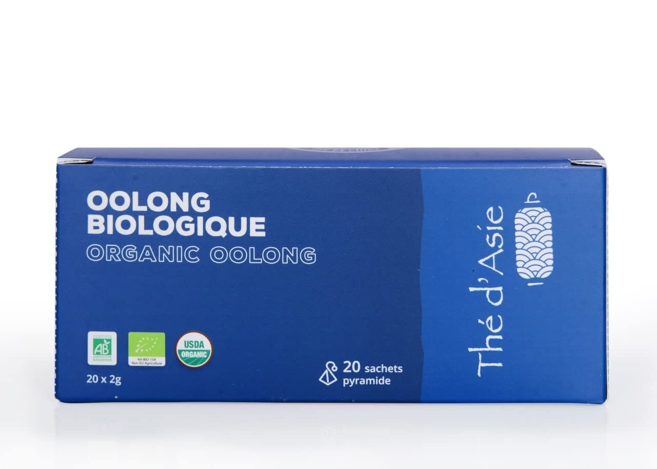 Thé bleu bio de Chine - Oolong - Infusettes - 20x2g