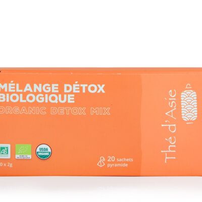 Infusion Détox bio Khmer - Mélange détox - Infusettes - 20x2g