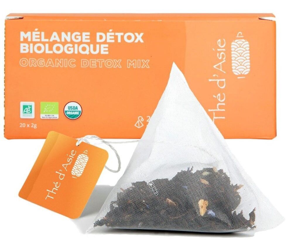Infuso biologico Khmer Detox - Miscela disintossicante - Infusette - 20x2g