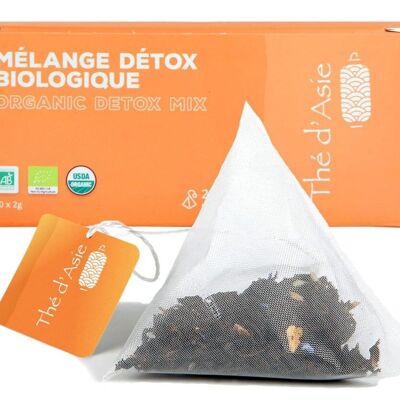 Infusion Détox bio Khmer - Mélange détox - Infusettes - 20x2g