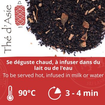 Thé noir bio du Sri Lanka - Chaï - Infusettes - 20x2g 3