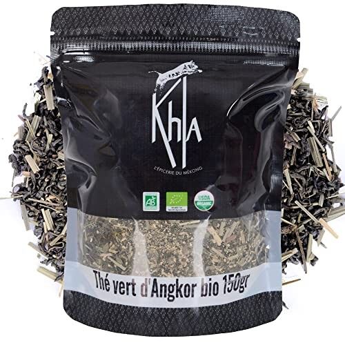 Thé vert bio de Chine - Thé d'Angkor - poche vrac - 150g