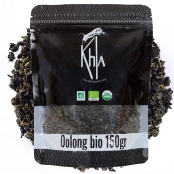 Thé bleu bio de Chine - Oolong - Poche vrac - 150g 1