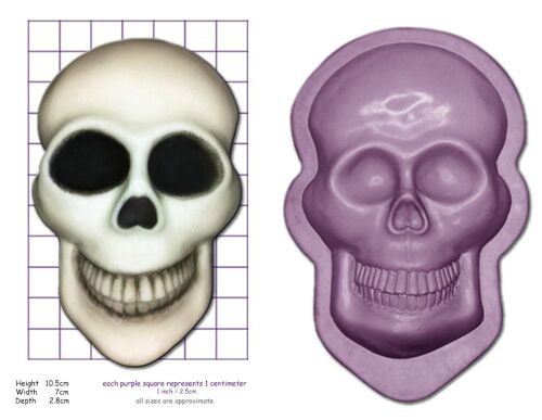 SMILEY SKULL Medium, Large or Extra Large  - Large