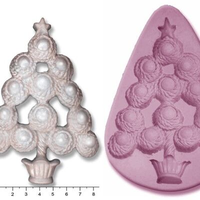 Sapin de Noël orné de bijoux