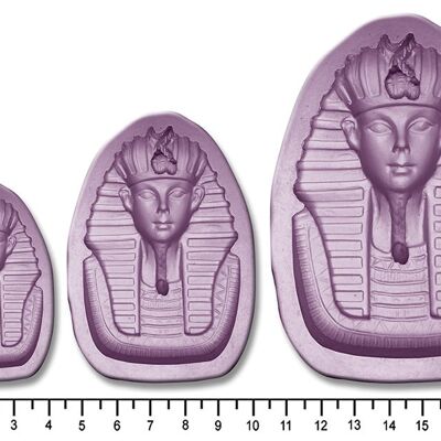 EGYPTIAN TUTANKHAMUN BUST Small, Medium, Large or Multi Pack  - Multi Pack