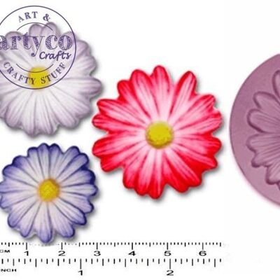 Gänseblümchen x 3 klein, groß, extra groß & Cupcake Topper 0,50 – klein