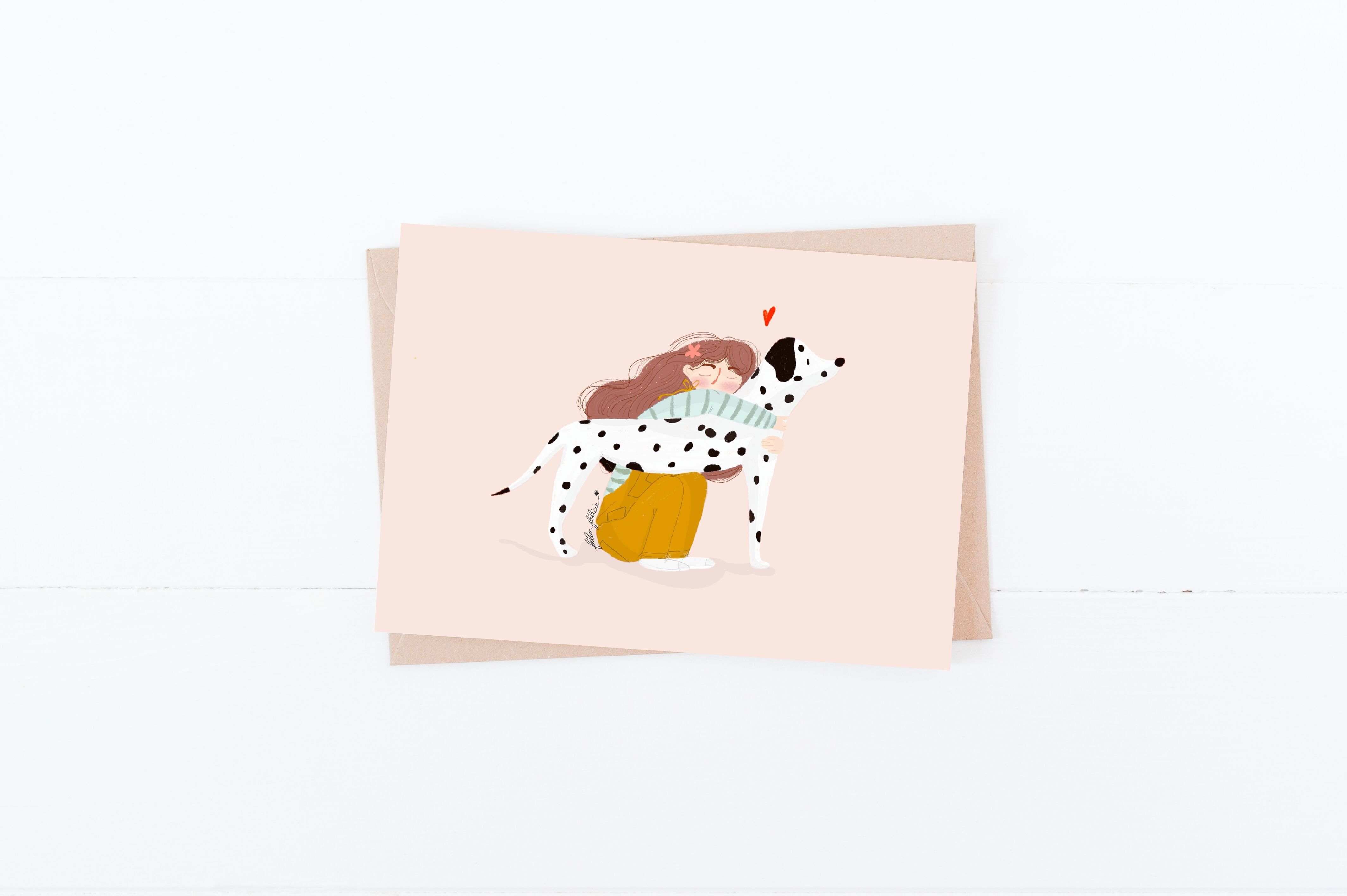 "Bestfriend"-Karte (mit Umschlag)