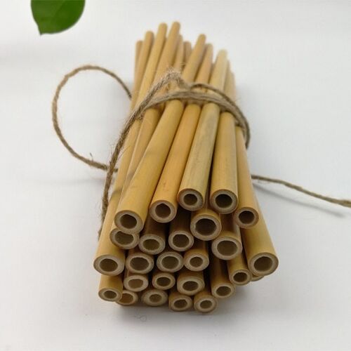 Vrac : Pailles en Bambou - 20 cm - Diamètres variables