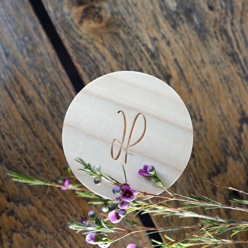 Wooden lid for 180g candle