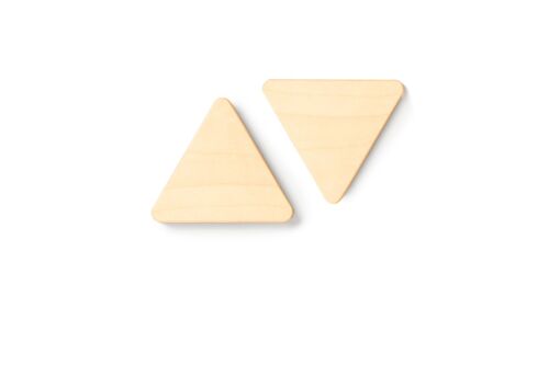 2 pack keyholder triangle 'tiny' – maple