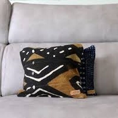 Bogolan cushion