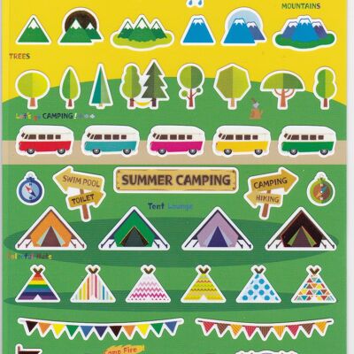 Stickers camping