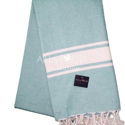 Fouta Eponge Mdele Ibiza 100*200 cm Vert D'eau