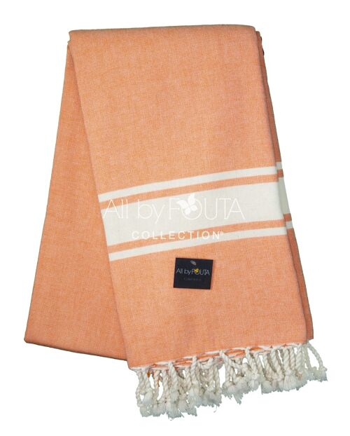 Fouta Eponge Mdele Ibiza 100*200 cm Orange