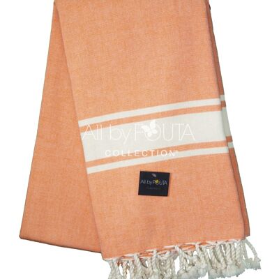 Fouta Eponge Mdele Ibiza 100*200 cm Orange