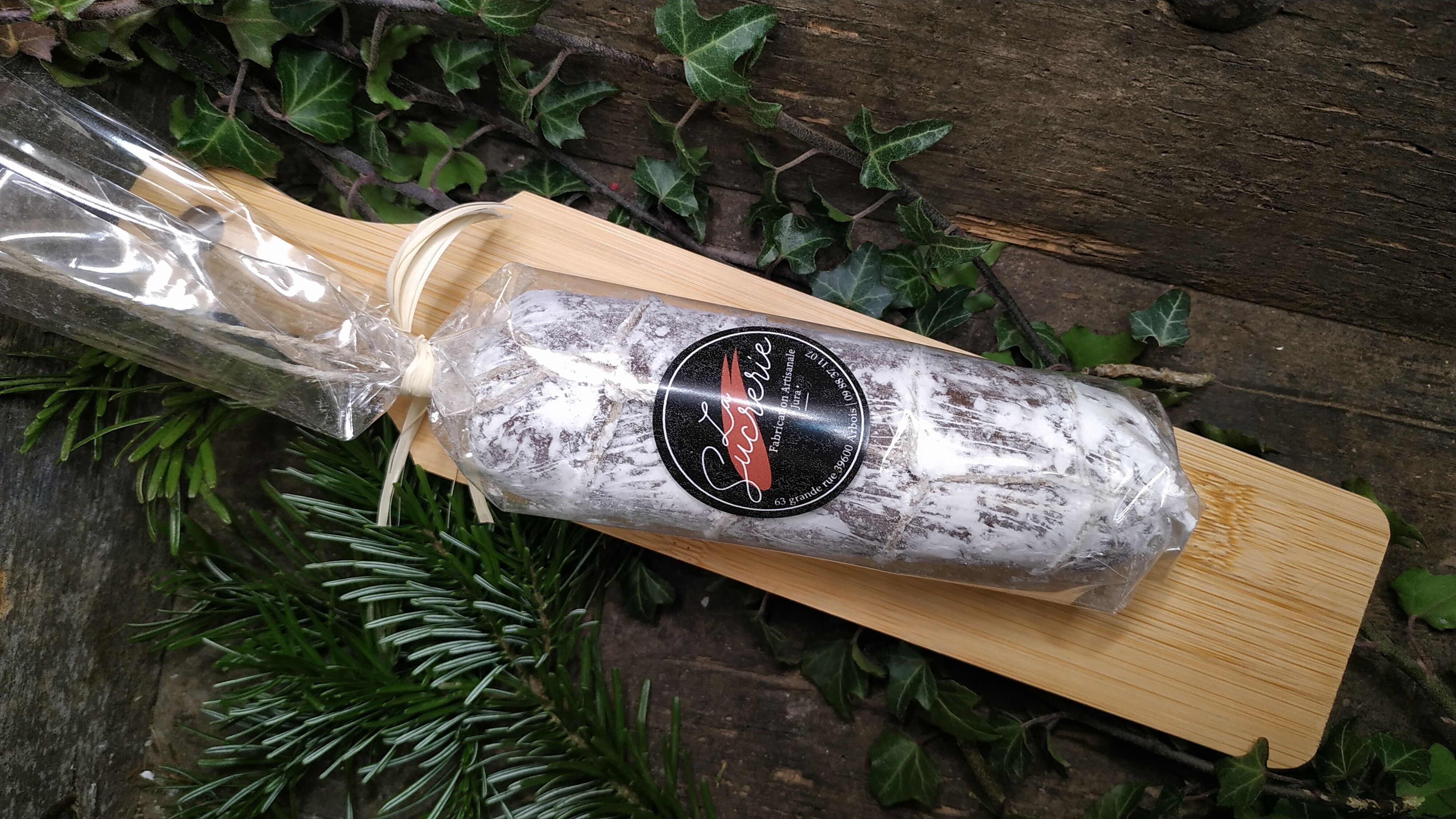 Salchicha en turrón de chocolate