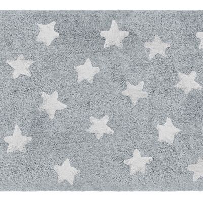 Tapis 100% algodón stars grise tk grise