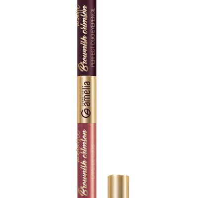 Lapiz duo , perfect eyepencil duo brownish crimson