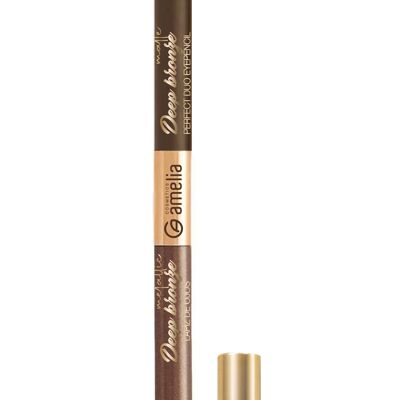 PENCIL DUO BROWN AND BRONZE TONES, PERFECT EYEPENCIL DUO DEEP BRONZER