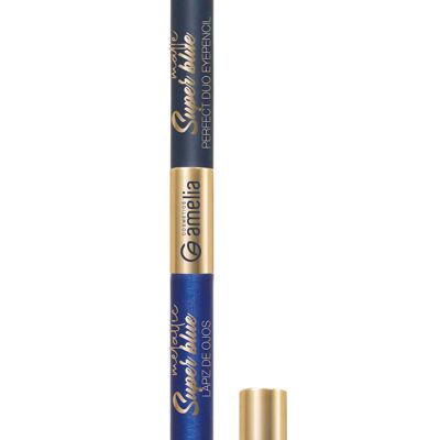 Perfect eyepencil duo super bluePerfect, Double eye pencil, matte and metallic blue shades