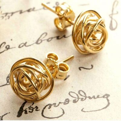 Pendientes colgantes Nest Gold - Conjunto de pendientes colgantes + colgante