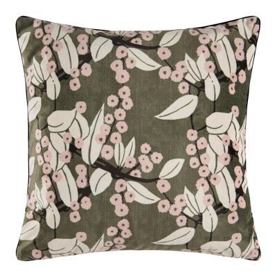 Cushion cover HANAMI Green and pink 40x40 cm
