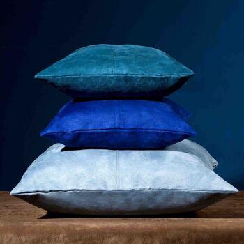 Enveloppe de coussin MONTANA Bleu clair 40x40 cm 2