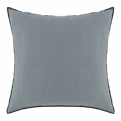 Enveloppe de coussin CARLINA Vert et bourdon noir 50x50 cm