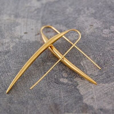 Gold Chilli Pepper Earrings - 18ct Yellow Gold