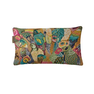 Enveloppe de coussin JUNGLE BIRDS multicouleur 28x47 cm