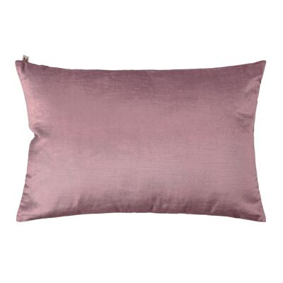 Enveloppe de coussin CASTIGLIONE Vieux Rose et taupe 40x60 cm