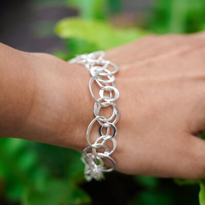 Planet Designer Silver Bracelet - Sin collar - Brazalete