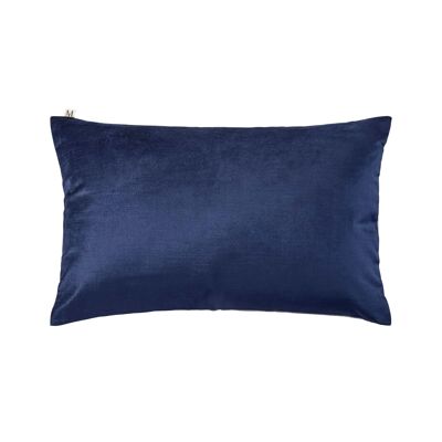 Fodera per cuscino CASTIGLIONE Blu marino 28x47 cm