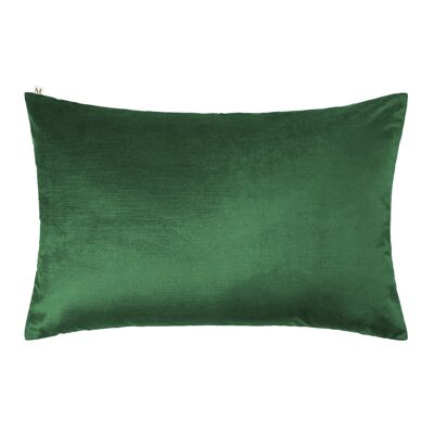 Enveloppe de coussin CASTIGLIONE Vert Moyen et taupe 40x60 cm